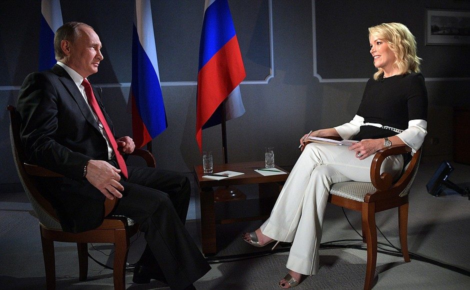 Putin and Megyn Kelly