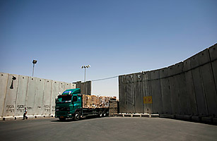 truck gaza strip