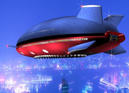 Flying zeppelin