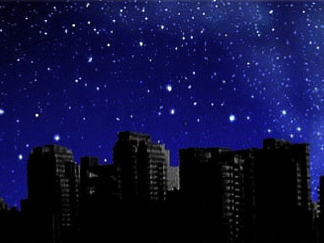 Illustration of night sky