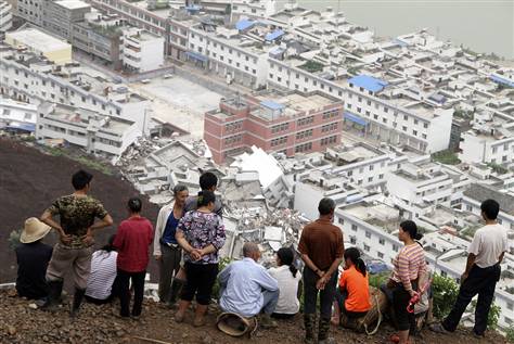 china landslide