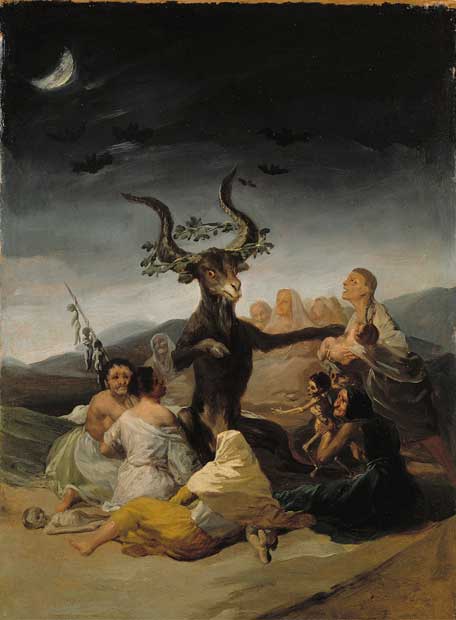 Click to enlarge Painting of witches