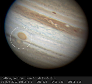 Red Spot and Oval BA