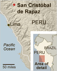 San Cristobal de Rapaz map