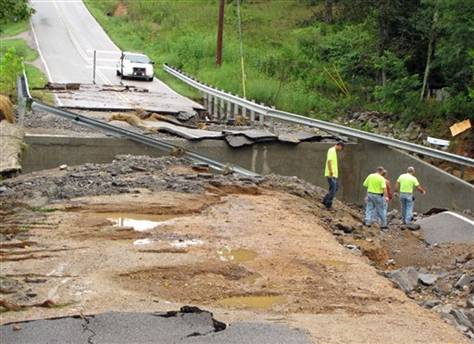 Click to enlarge flood bridge out in TN