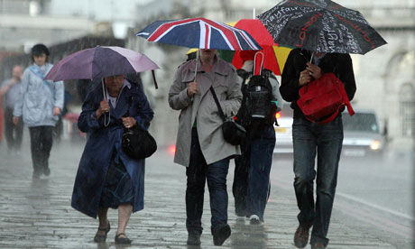 Heavy rainfall England