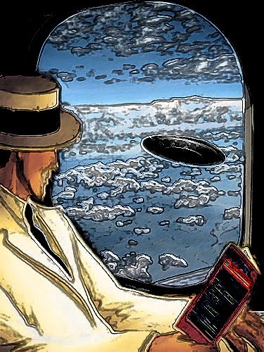 Click to enlarge Illustration of a ufo