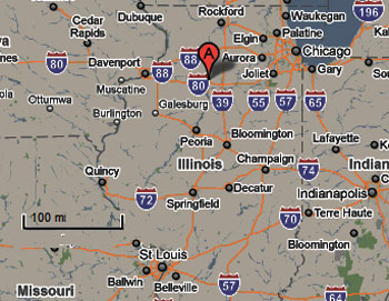 Illinois area map