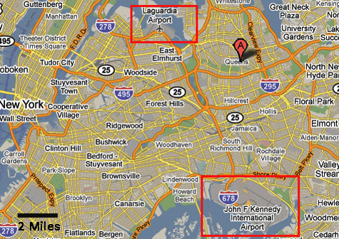 New York area map