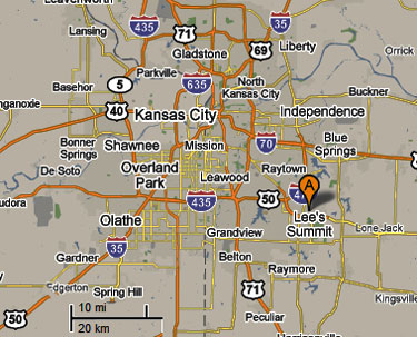 Missouri area map