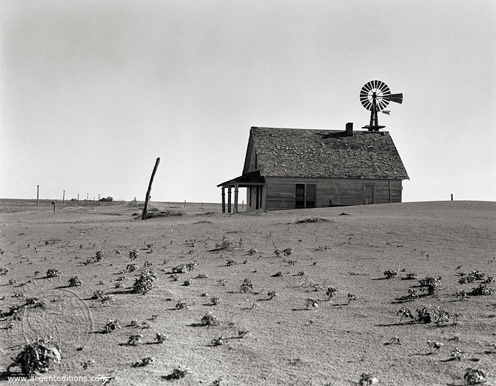 Dust bowl farm
