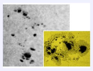 Click to enlarge Sunspots