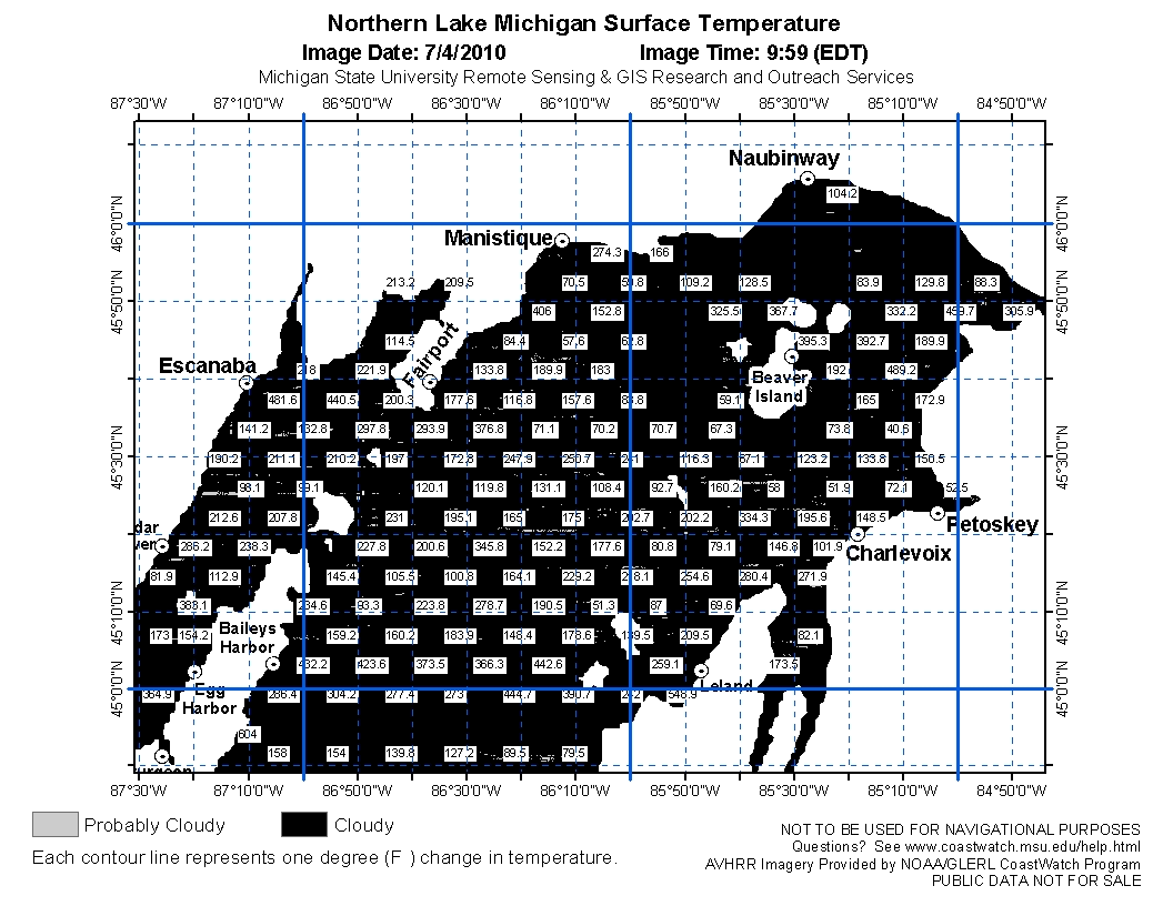 Satellite temperature data