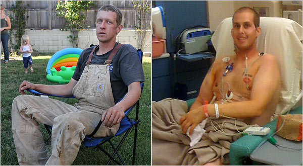 Click to enlarge Brothers in clinical trial