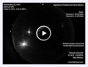 Click to enlarge New Mexico Fireball