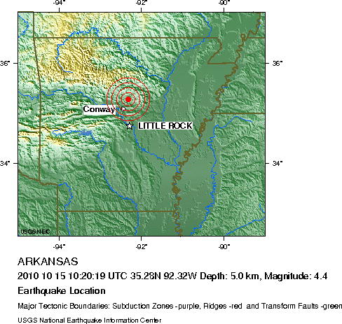 Magnitude 4.4 Earthquake - Arkansas