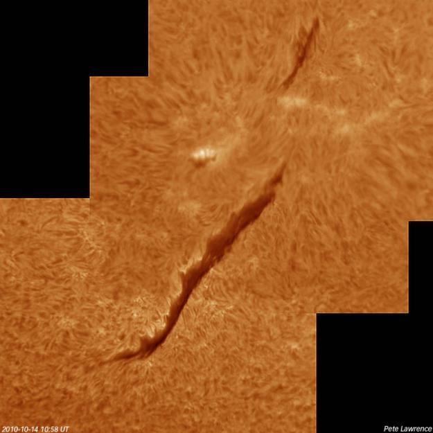 Magnetic Filament on Sun