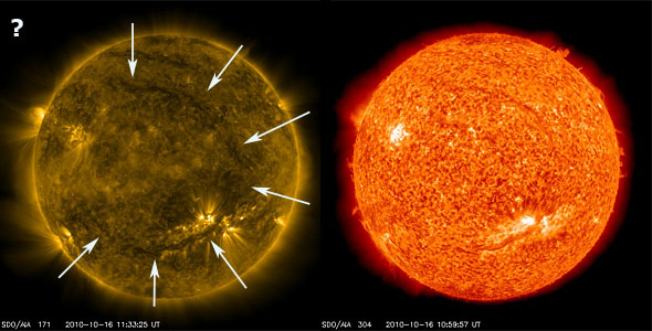 Click to enlarge Strange Solar Ring