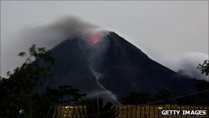 Mount Merapi volcano
