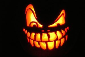 Click to enlarge scary pumpkin
