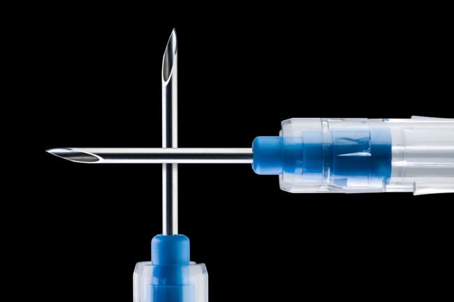 crossed syringes