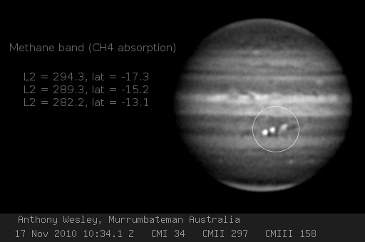 Plumes on Jupiter