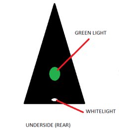 Illustration of a triangle ufo