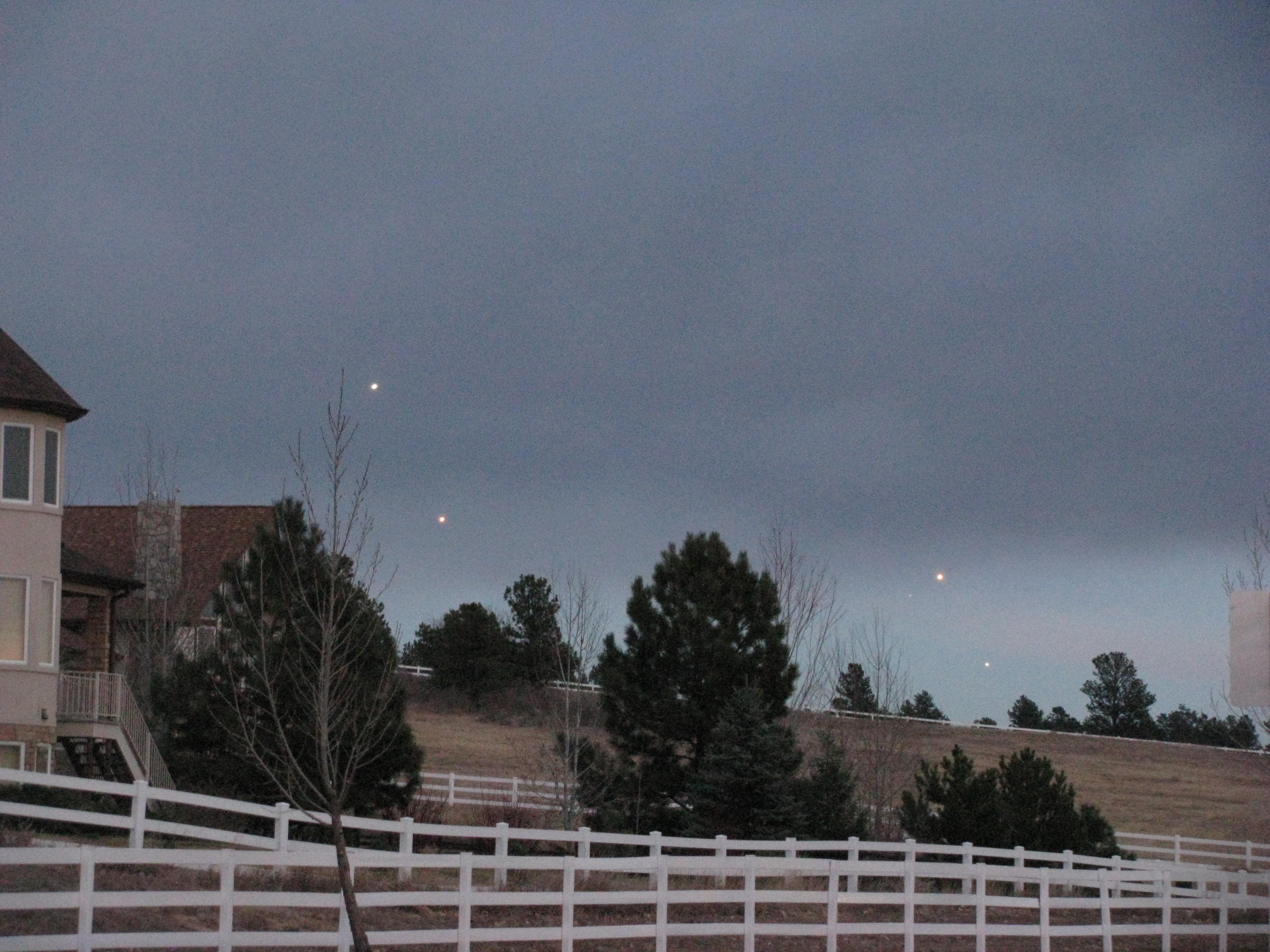Bright light ufo