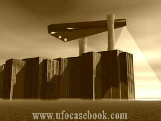 Triangle ufo illustration