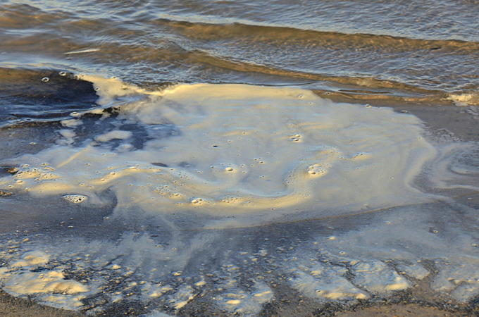 Click to enlarge dispersant foam