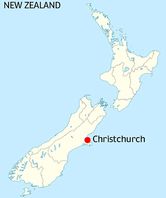 Map of New Zealand