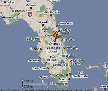 Florida area map