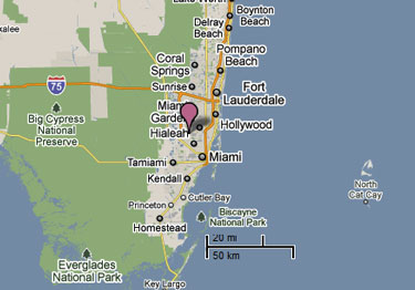 Click to enlarge Florida area map