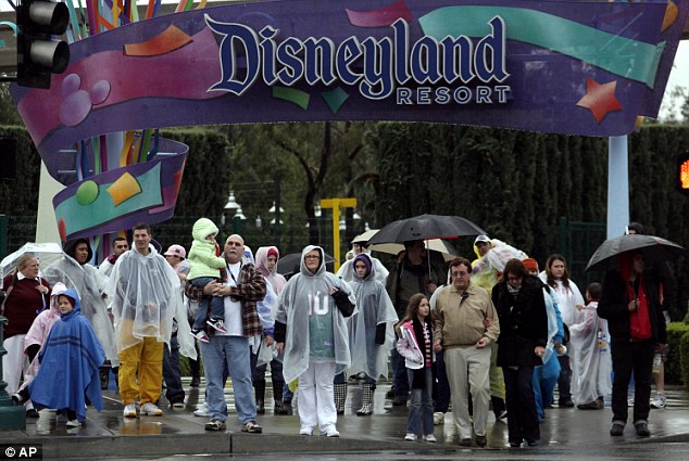 Disneyland Rain