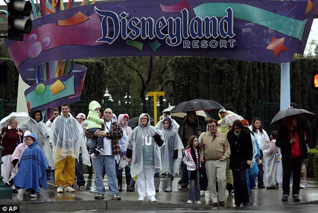 Click to enlarge Disneyland Rain