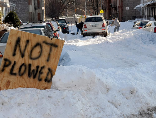 new york, blizzard