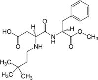 Click to enlarge neotame molecular