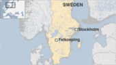 Sweden map BBC