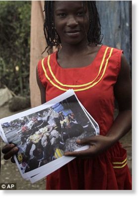 Haiti Earthquake victim