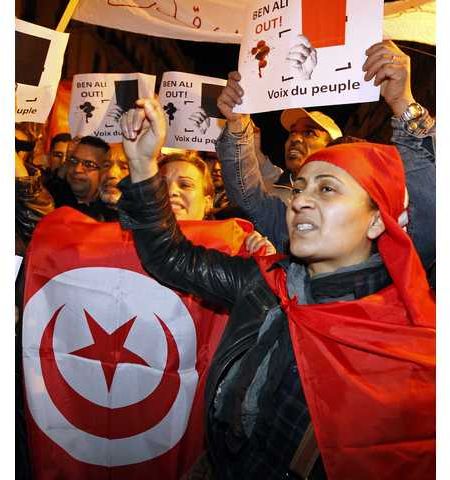 Egyptians call for Tunisian-style demos - which of the Arab