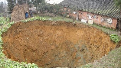 giant sink hole