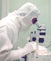 Click to enlarge scientist biolab