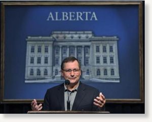 Alberta premier Stelmach
