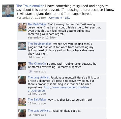template facebook