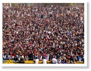 Click to enlarge masses of people
