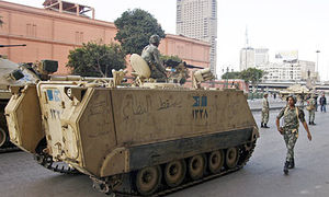 Click to enlarge Egyptian soldiers Cairo