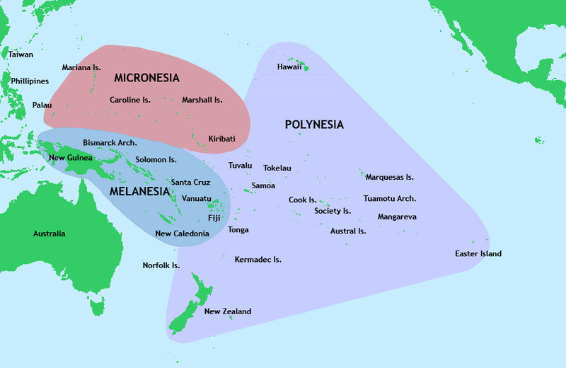 Oceania Map