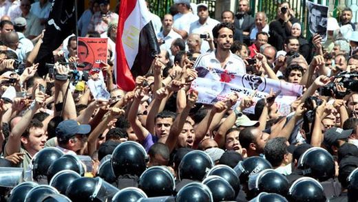 Click to enlarge Egypt protest