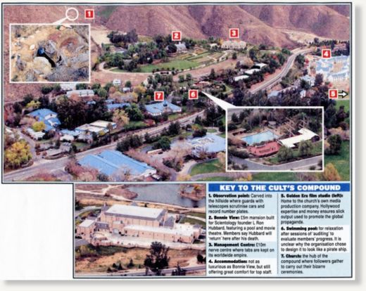 Click to enlarge Scientology Compound