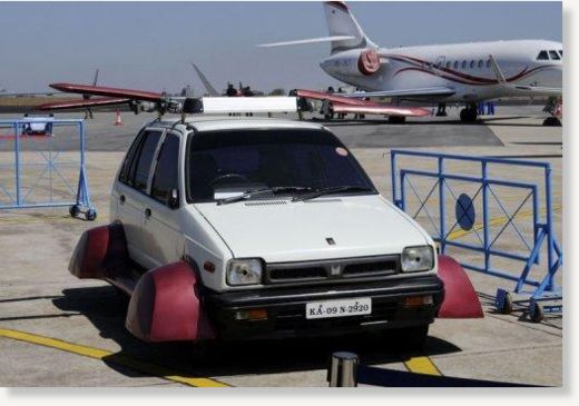 Click to enlarge flying maruti